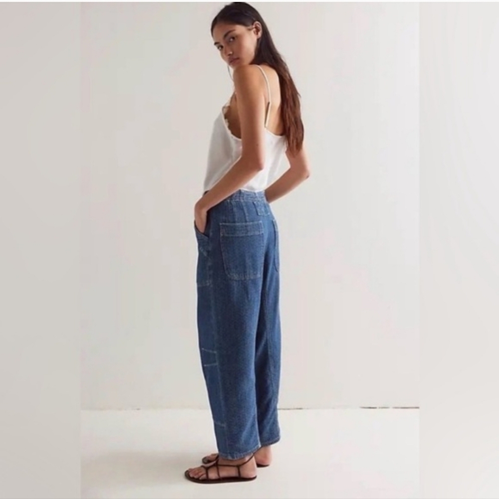 Free People We The Free NWTs Midnight Voyage Harem Pant Jeans